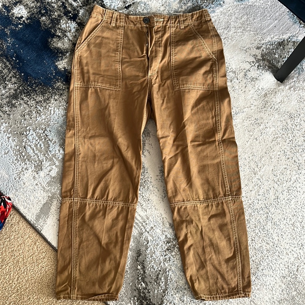 DARK TAN CARGO PANTS